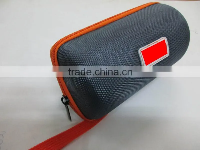 GC---Grey 1680D polyester fabric EVA bag package for Mini bluebooth speaker