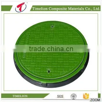 2016 Newest Design Top Quality customized any color various shapes SMC/BMC/FRP/GRP composite manhole Cover for road construction