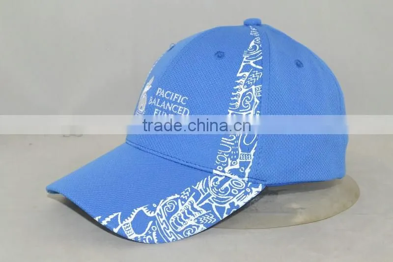 Guangzhou hat factory professional custom 8 panel / 100% cotton/blue/embroidery logo/baseball cap