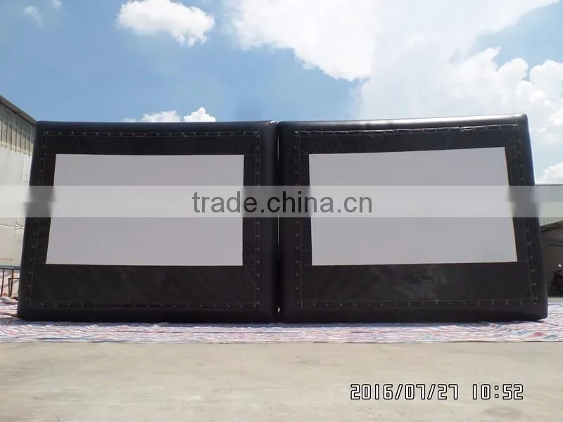 high level workmanship inflatable movie screen for TV projection