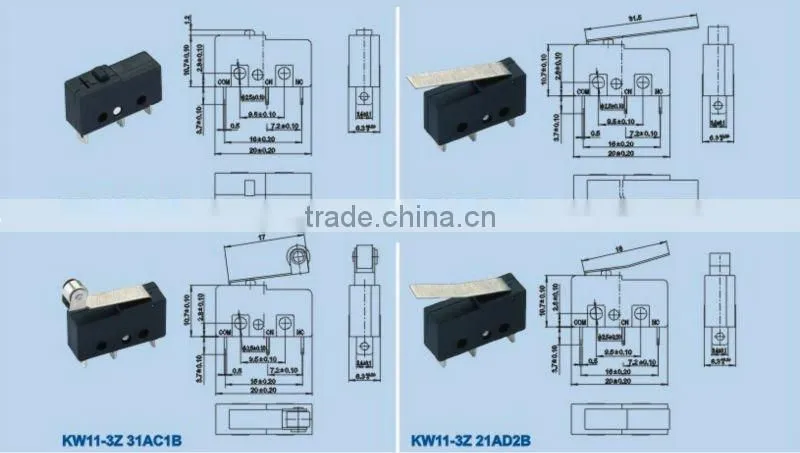 'SS-12E04 mini slide switch