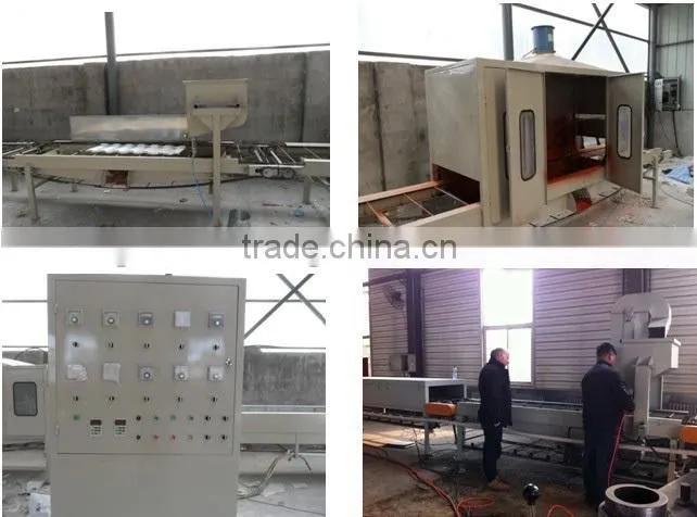 High frequency automatic stone coated metal roof tile making machine