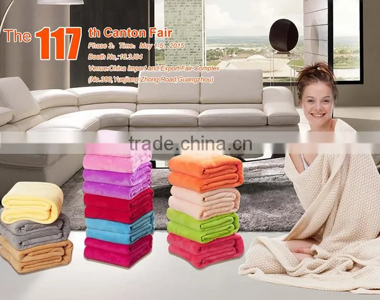 Newest Design Alibaba china Polyester vellux blanket