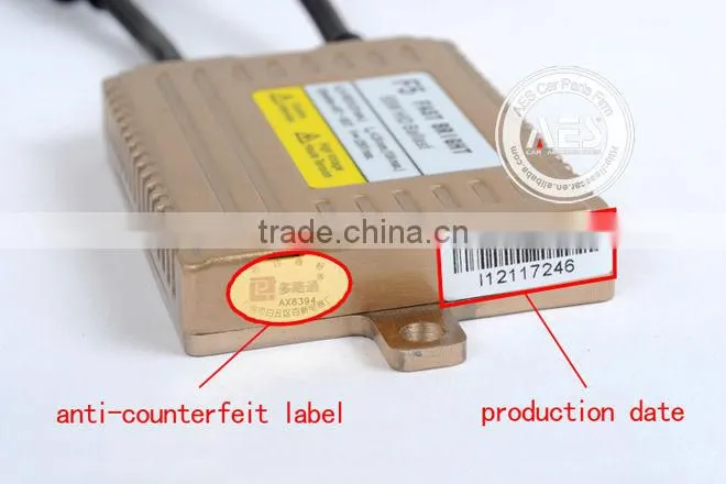 Newest Car accessory HID Xenon Fast Start slim ballast 55w