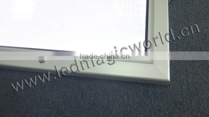 outdoor advertising lighted acrylic display with lock