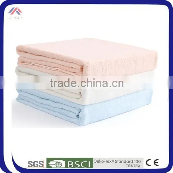 Light-Colored Bath Towel Striped Towel