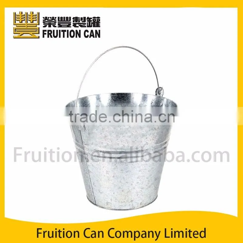Metal Pail Tin Ice Bucket Packing Container