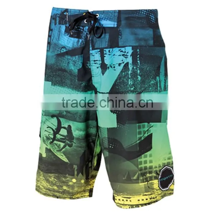 Wholesale mens custom cheap cotton beach board shorts