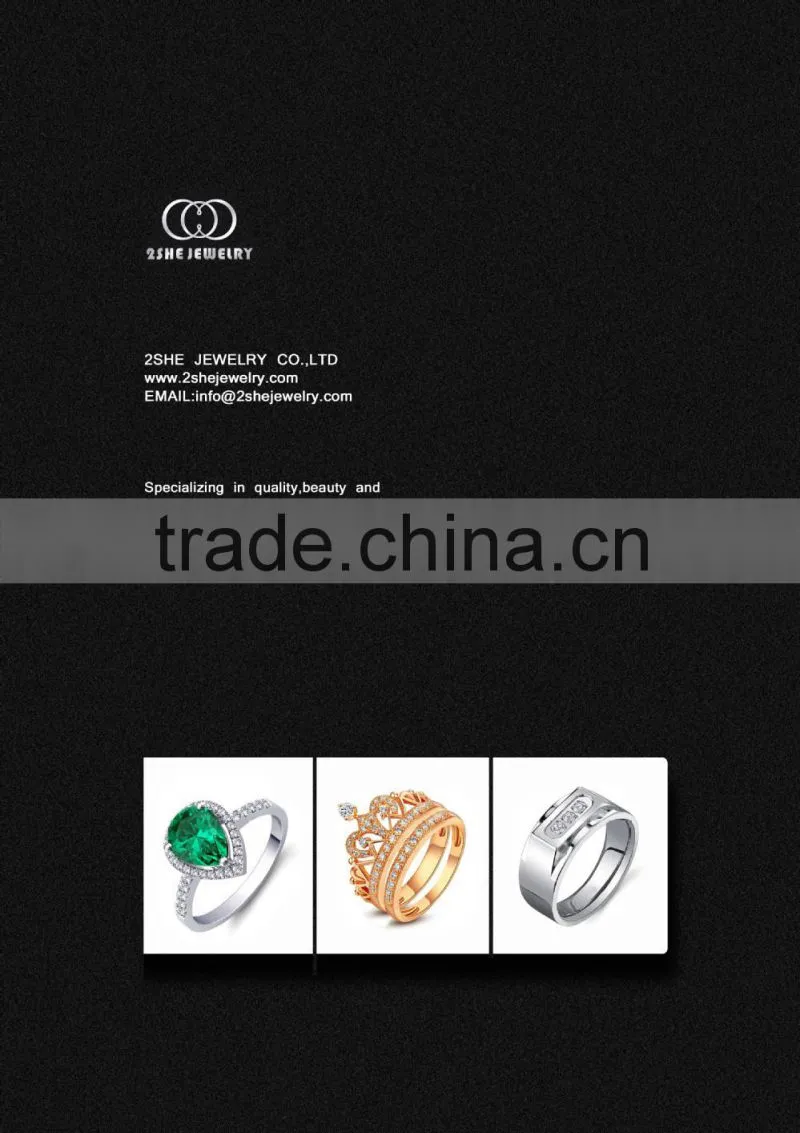 2SHE simple square design jewellery 925 silver