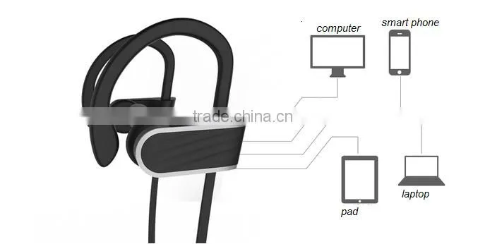 2016 NEWEST Magnetic bluetooth headphone earbuds earphone for sports smartphone music