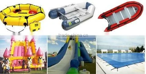 high quality PVC coated inflatable fabric tarpaulin