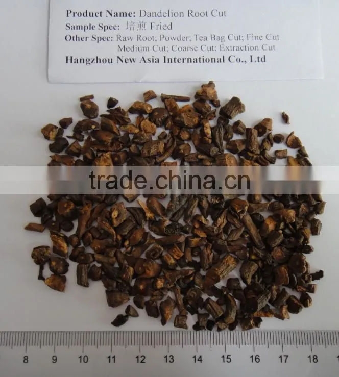 100% Natural Chinese Herb Medicine Dried Dandelion Root and Leaves Slices and Cut