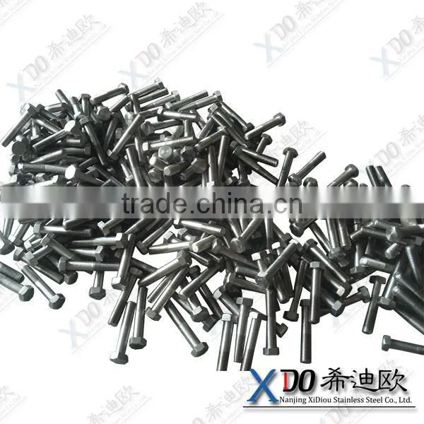 alloy 601/2.4851 alloy 625 / 2.4856 . alloy600 / 2.4816 din931 hex bolt & nut