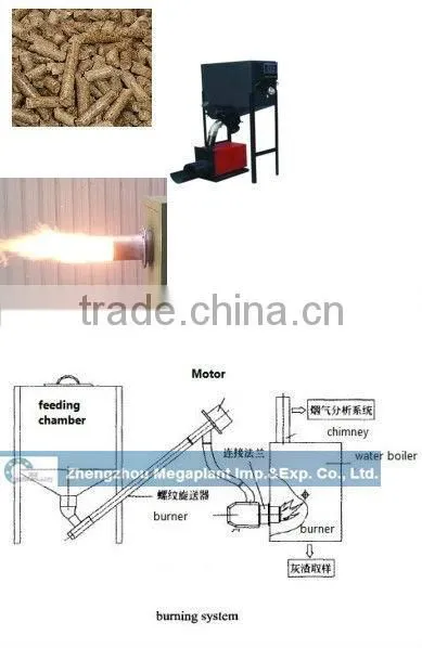 2014 hot sale 35kw wood pellet burner