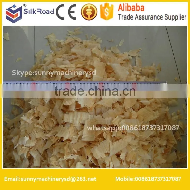 Animal bedding wood shaving making machine