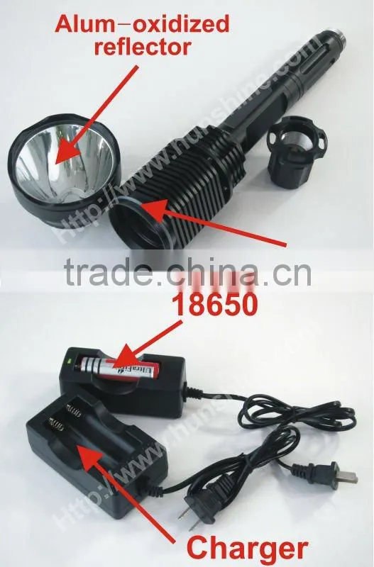 t6 2300lm hunting rechargeable battery led torch light