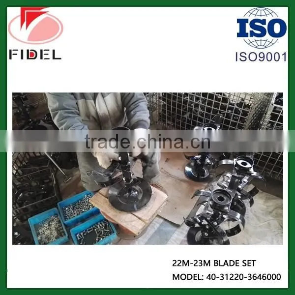HIGH QUALITY MICRO-ROTAVATOR BLADE SET FOR SALES