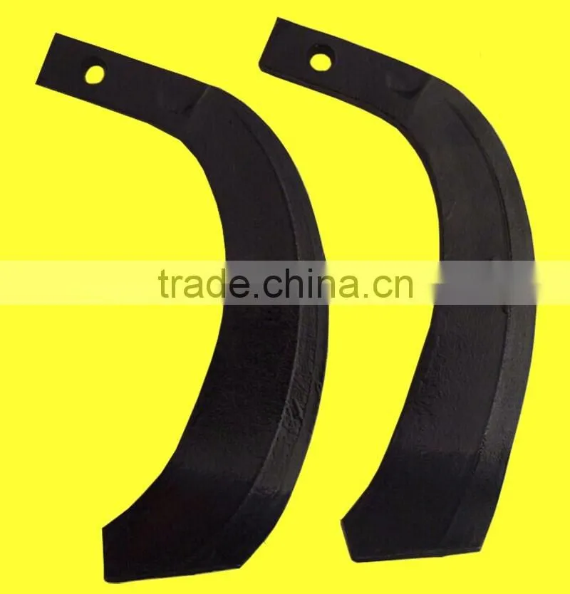 Walking tractor standard size iron black coulter blades