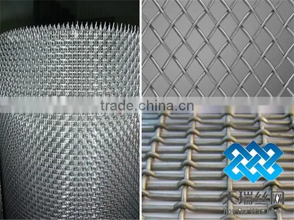 Stainless steel screen mesh or stainless steel crimped wire mesh