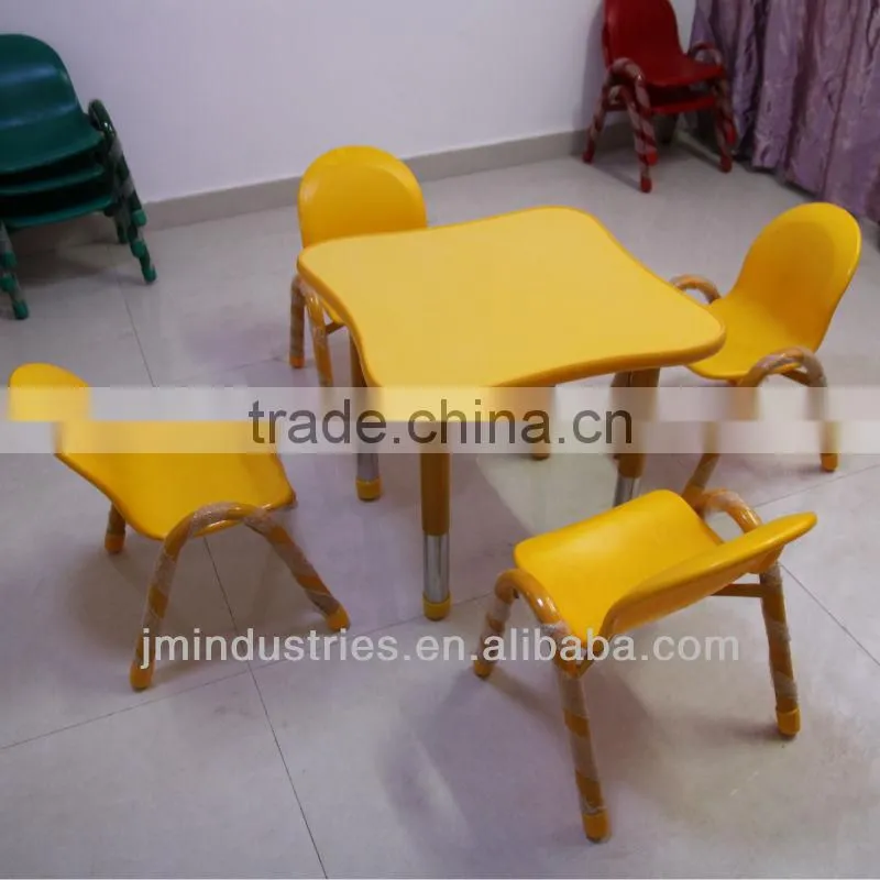 Height adjustable kids desk for kindergarten furniture