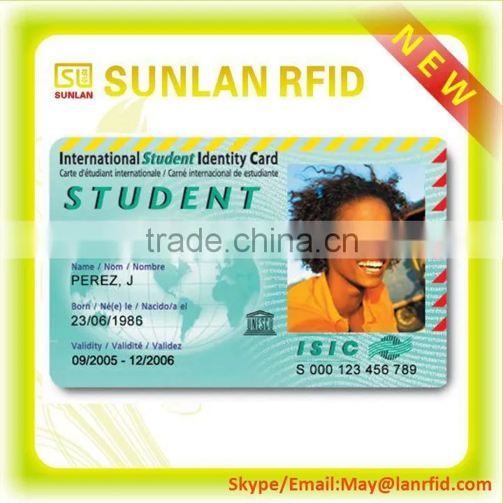 Thin Programmable 13.56MHz RFID card S70 RFID Card(TOP 10 Smart card factory)