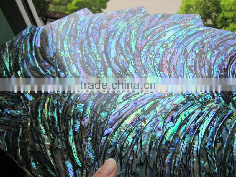 Thick New Zealand green abalone shell paper self-adhesive shell paper ,shell laminate