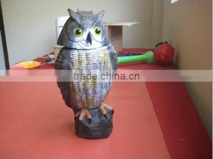 OEM Blow Molding Animal Crafts OWL Hunting Decoy Plastic Decoy For Sale