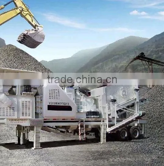 World-level cone mobile crushing plant