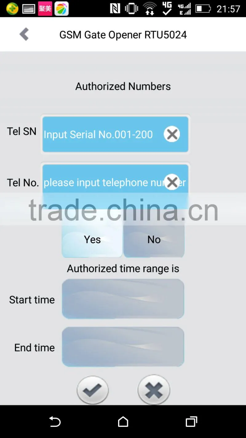 GSM SMS remote control Relay Switch RTU5024