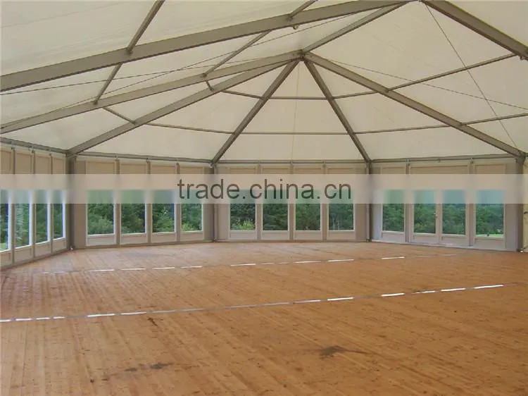Newest design popular diameter 8m multi-sided octagon dome party tent party tent for events wedding party exhibition for sale