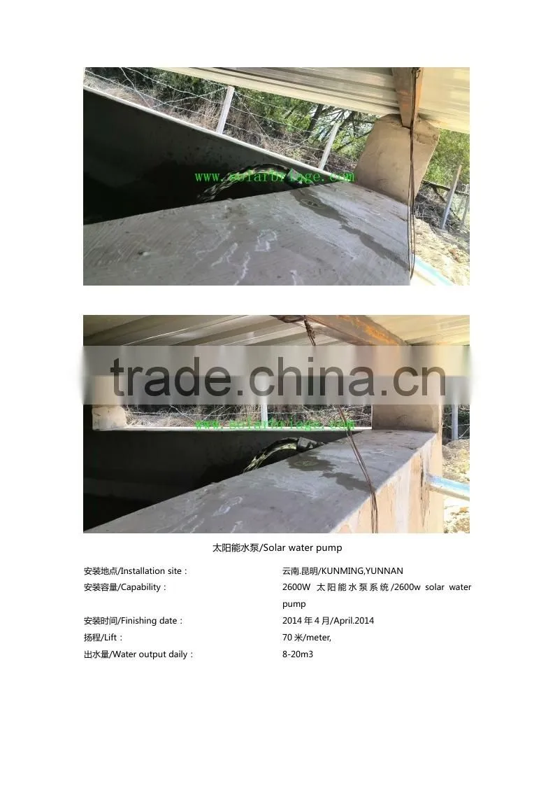 1.5KW-11KW AC solar water pump system for irrigation water pump inverter