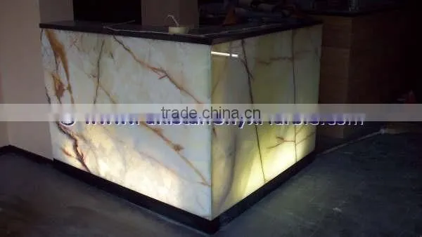 new arrive factory price LIGHT LIGHT GREEN ONYX COUNTERTOPS