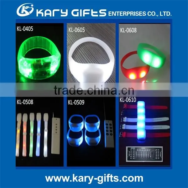 Quality Manufacturer Concert DMX512 programable led bracelet DMX