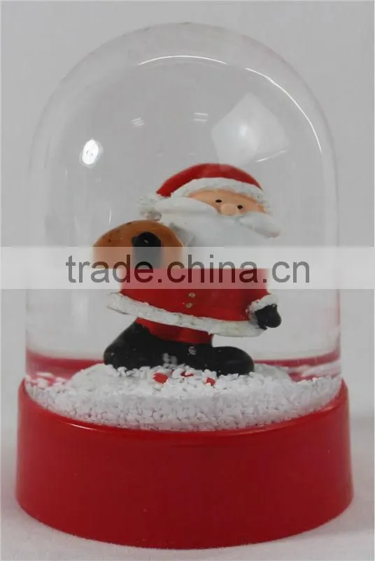 Snowman snow globe, acrylic snowman snow globe