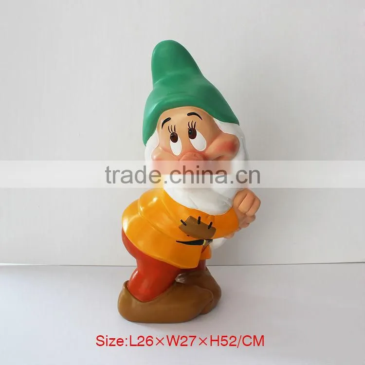 Snow White and Seven Dwarfs Resin Scultpure