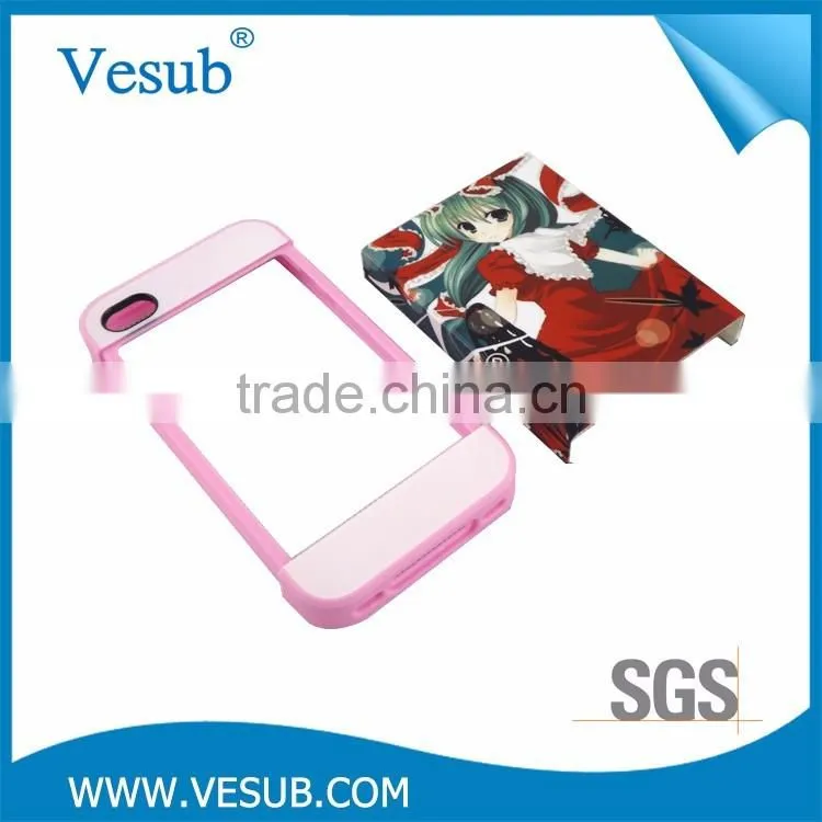 Vesub Imports Eco Quality Pu Textile Raw Materials Personalized 3d Sublimation Case