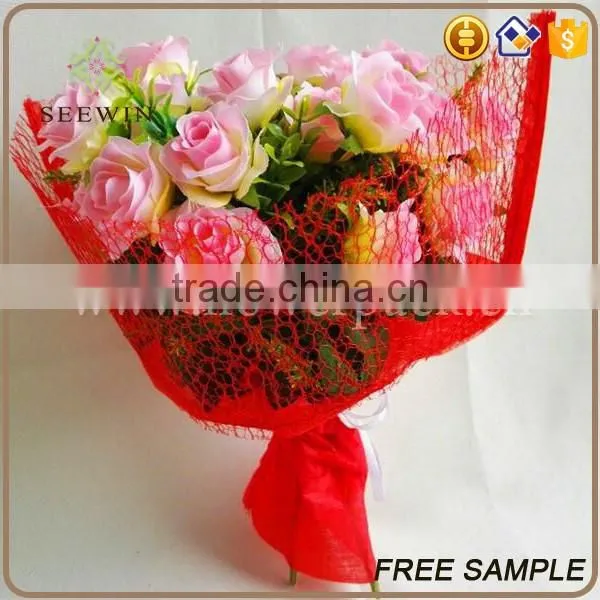 wholesale various colors bopp plastic flower pot