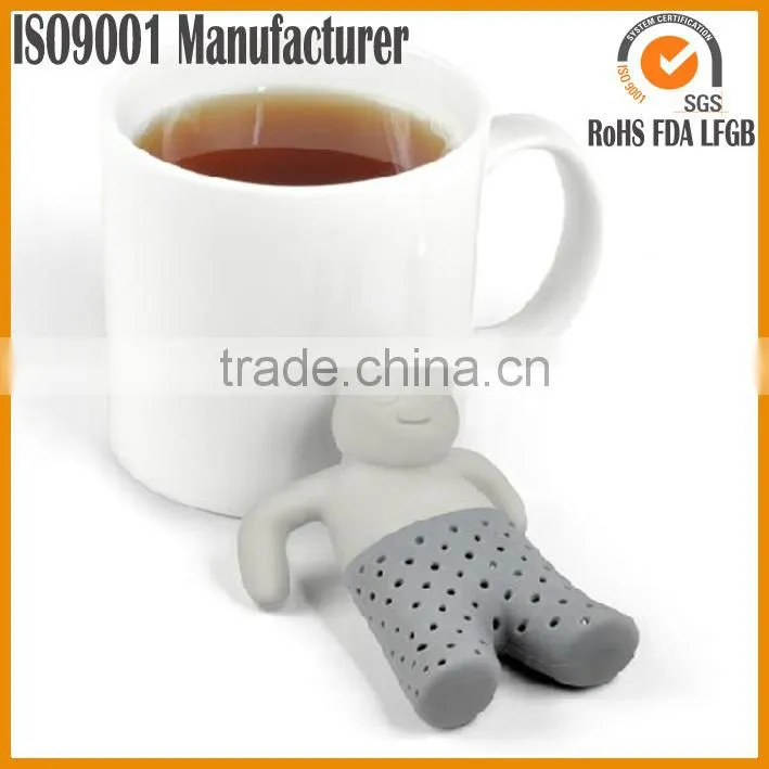 High Quality Lovely Tea Strainers Pug Silicone Tea Infuser ,Pug Shape Tea Infuser ,Animal Shape Tea Infuser Silicone