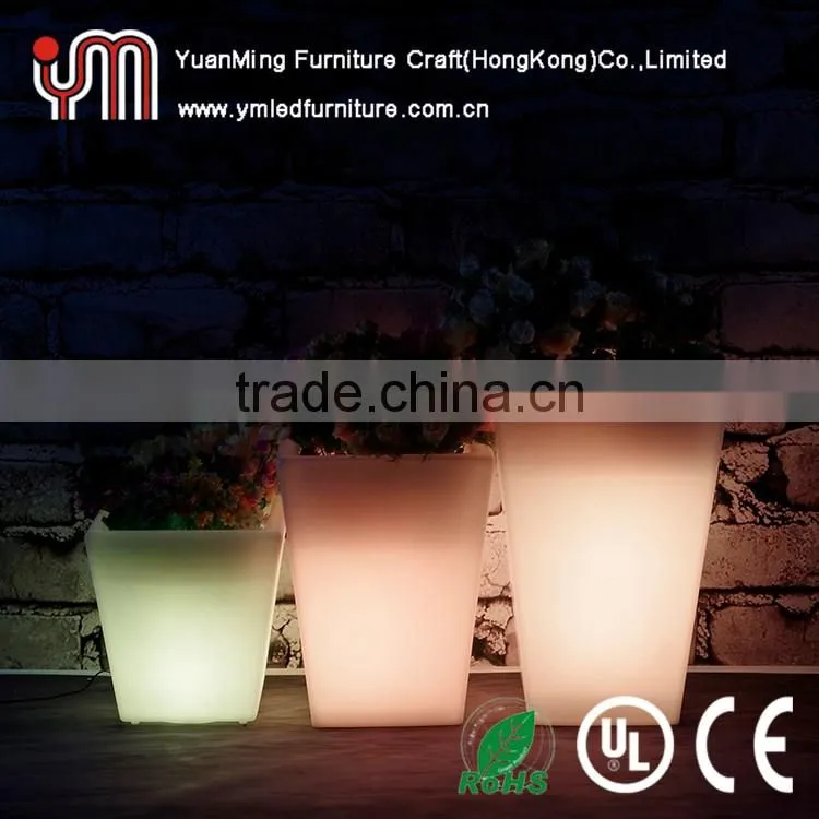 Led vase and plant pot,flower pot rgb