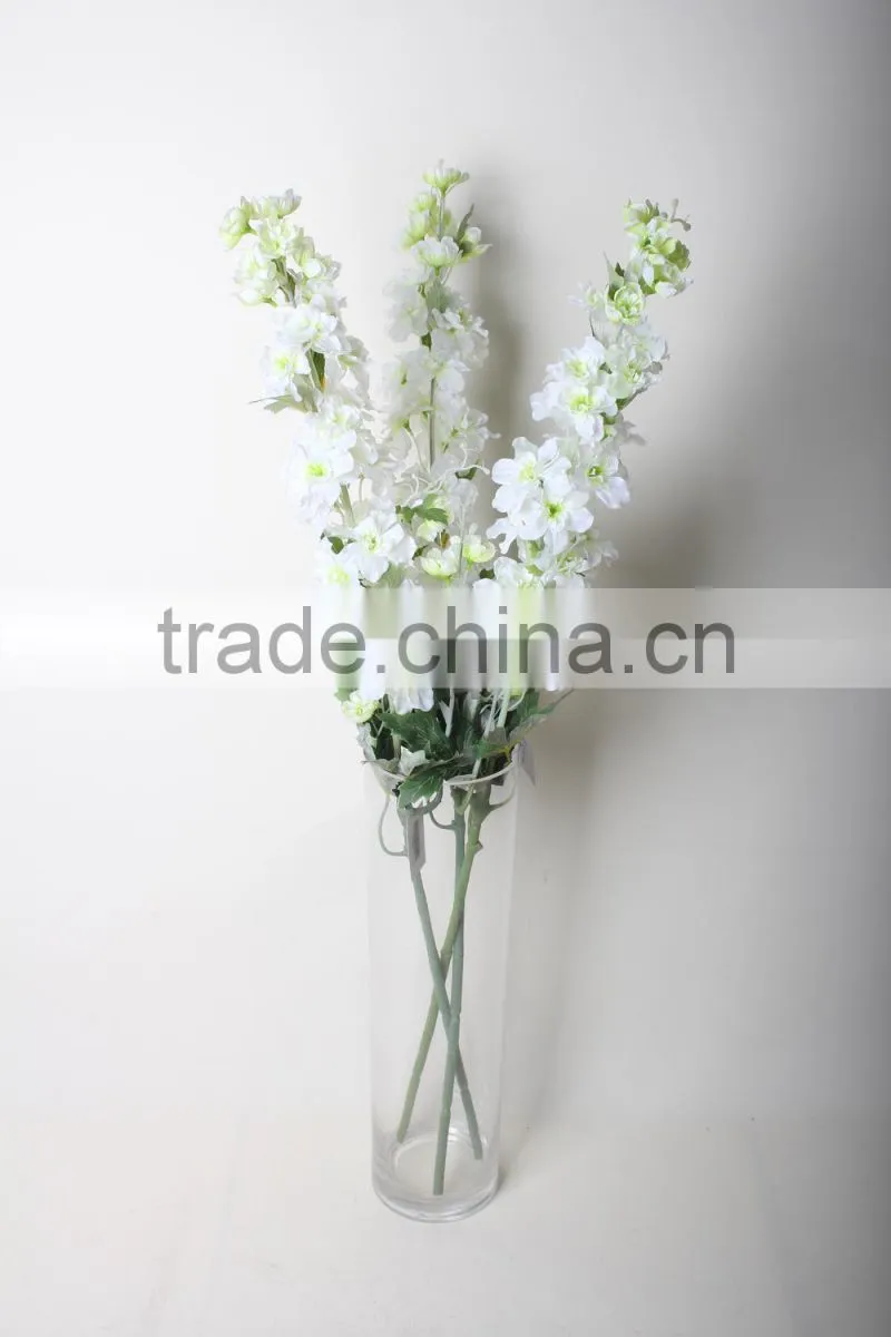 White Consolida ajacis artificial Consolida ajacis flowers decorative flowers
