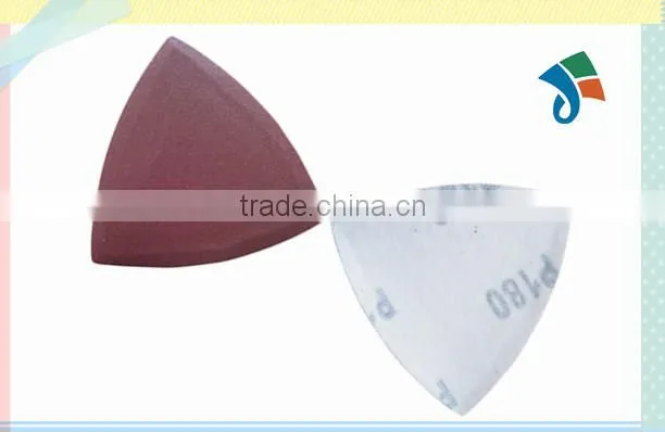 Peltate aluminium oxide sanding cloth