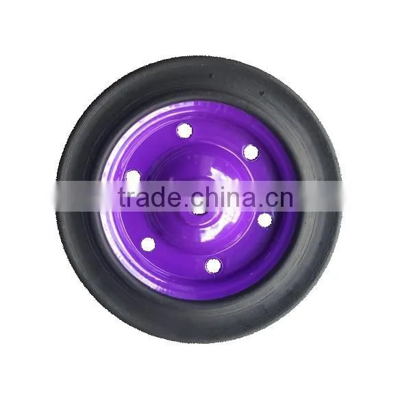 wheelbarrow WB3800 13"x3" solid rubber powder wheel