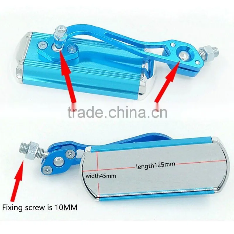 Pair Aluminum Bike Mirror Mountain Bicycle Rearview Handlebar End Rear Back View