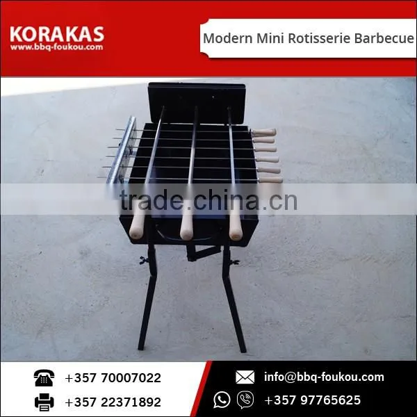 Modern Mini Rotisserie Barbecue