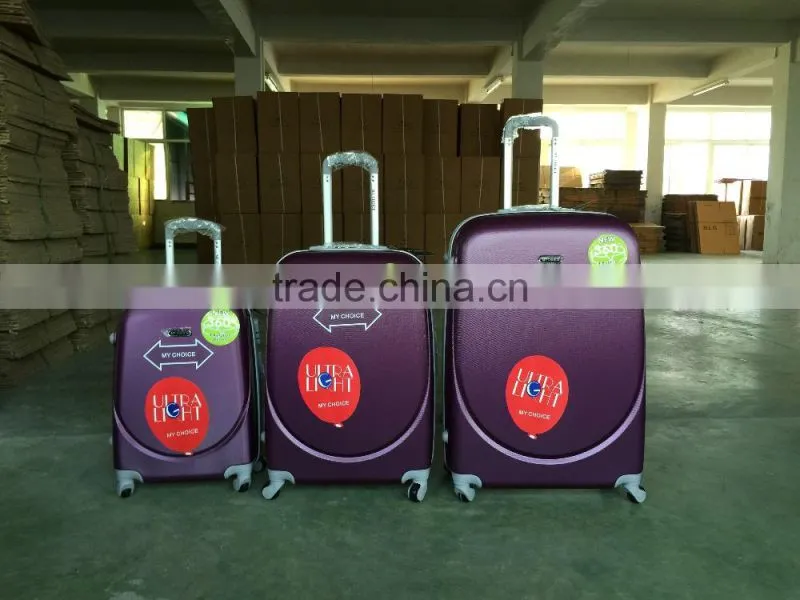 Promotional ABS Travelling Trolley Luggage set
