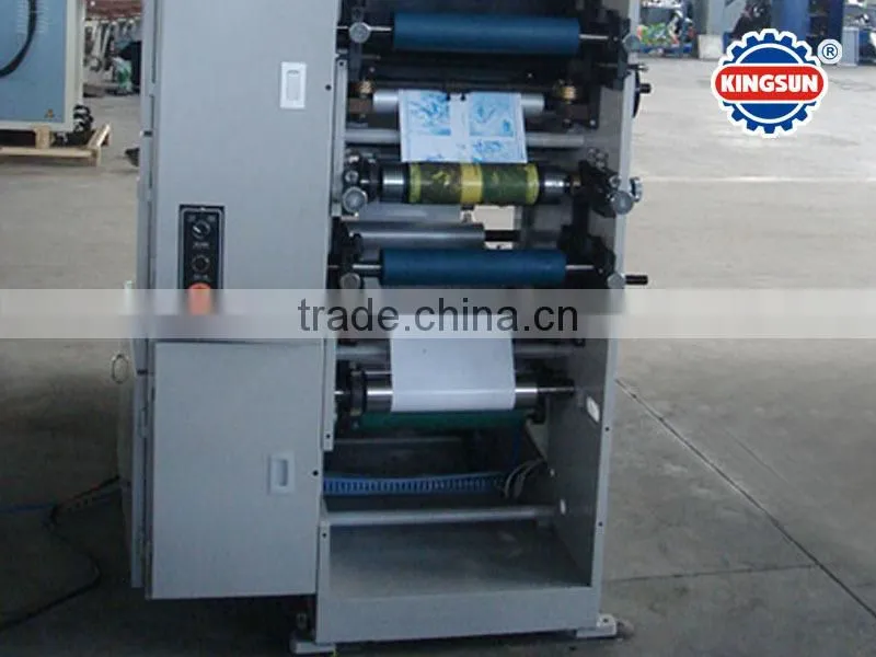 FP320 two colours adhesive label flexo printing press