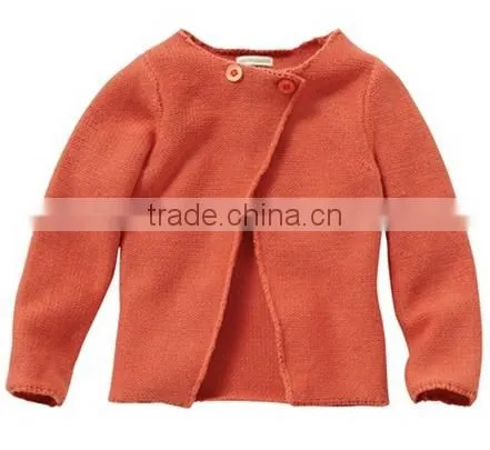 fashion girl's cardigan, hand made wool sweaters for children