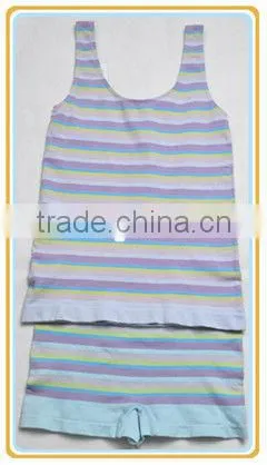 seamless women's panties suit with stripe