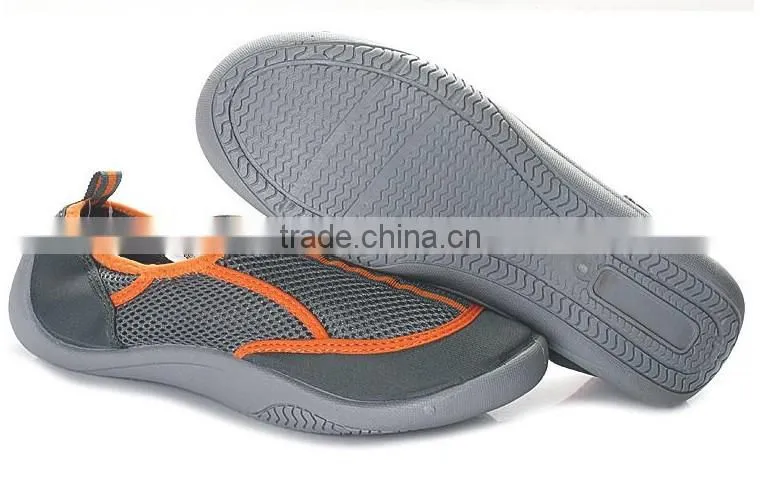 fashion outdoor men casual shoes sneakers for male on the beach, high quality casual water shoes binding made in china factory