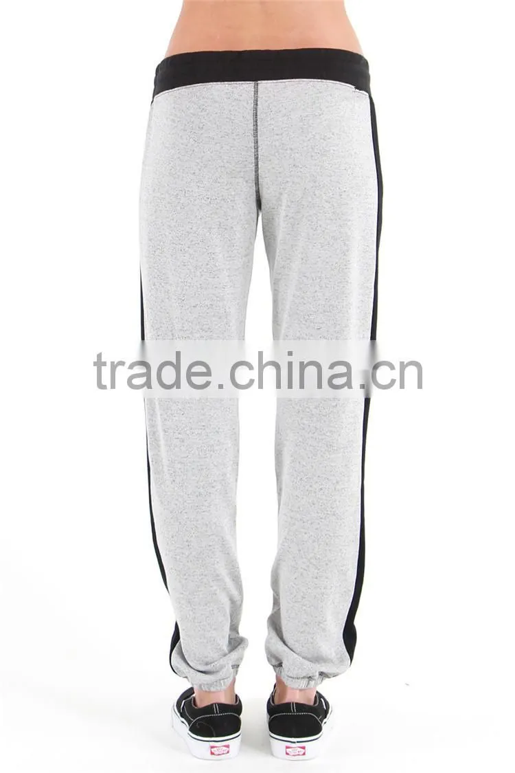 Custom running pants grey and black cheap wholesale jogger pants unisex